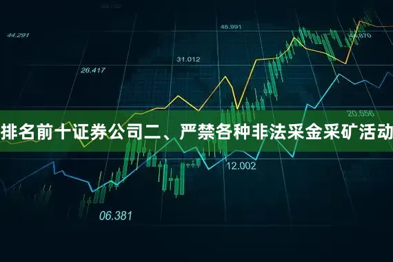 排名前十证券公司二、严禁各种非法采金采矿活动